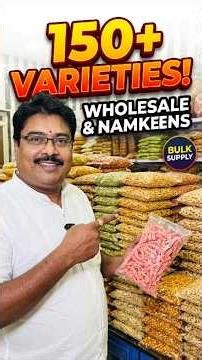 Wholesale snacks, namkeen, chikkis and sweets. #wholesale #snacks #namkeen #food #andhrapradesh