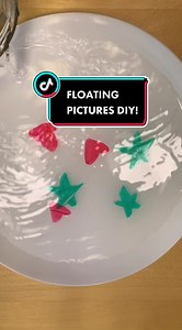 Create Your Own Floating Images with Water and Dry Erase Markers!