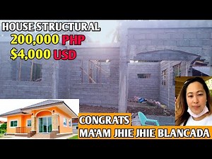 OFW SIMPLE HOUSE,House Structural 200K,Congrats Ma'am Jhie Blancada,Taiwan Ofw Bukidnon Ph.