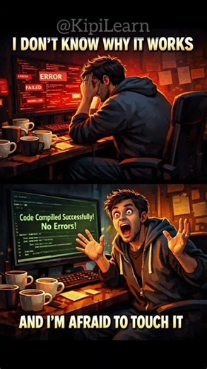 When Your Code Works But You Don’t Know Why 😭💻 #shorts #education #codelearning