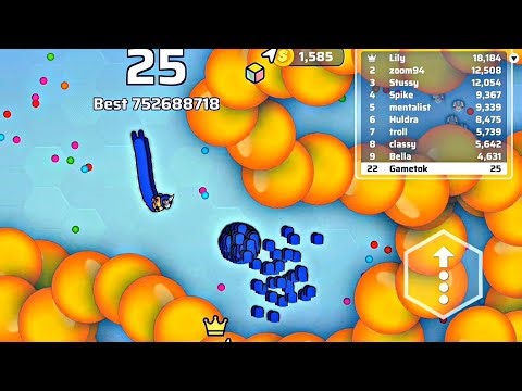 Snake.Io 🐍 Excavation Crewmate Vs Glow Snake Skin 🐍 Epic Snake.Io Gameplay