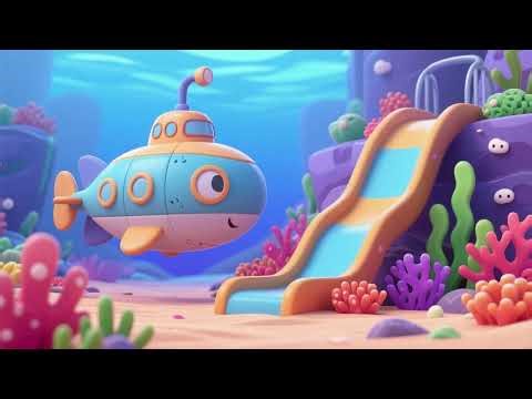 Submarine and the Coral Slide 🚤🐠 | Nursery Rhymes & Kids Songs