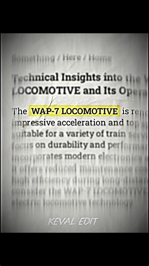 The Wap-7 Locomotive : 🔥🔥|| #wap7locomotive #Papercutanimotion #indianrailways #Phonks #Wap-7