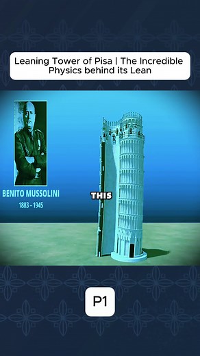 Leaning Tower of Pisa Physics: How It Stands | 3D Animation Explainer