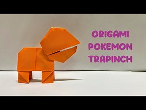 Origami Pokemon Trapinch | How To Fold Pokemon Trapinch (Pokemon Go)