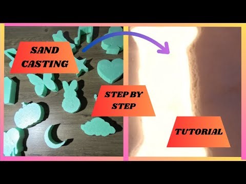 How to Sand Cast Step by Step Tutorial- ASMR - Metal Working