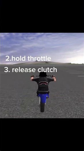 Wheelie tutorial in mx bikes #cop #funk #mx #mxbikes #phonk #police #stunt #wheelie