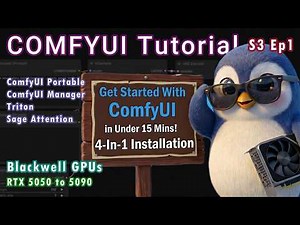 Install ComfyUI Portable in Under 15 Mins + Manager, Triton, Sage Attention Quick Walkthrough Guide