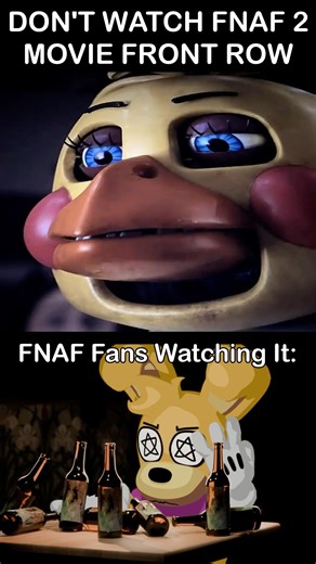 DONT WATCH FNAF 2 MOVIE FRONT ROW | FNAF 2 Movie MEME