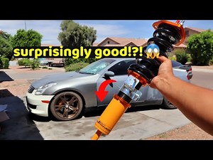Should you buy Maxpeedingrods Coilovers? Let's install them on my G35 & find out!