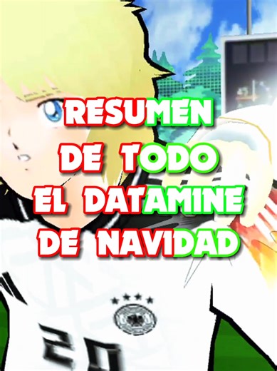 Resumen del datamine de Navidad en Captain Tsubasa