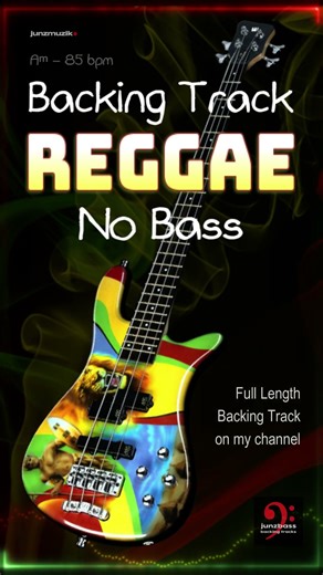 Reggae Backing Track for Bass 𝄢🎸 Jam Track for Bassists #backingtrack
