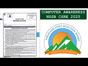 Top 50 Computer Awareness MCQs for NSSB CSRE 2025| Computer GK| Full Practice Set-1