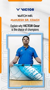 113 reactions | When passion meets precision, incredible things happen! See how Mr. Manjesh C Prabhu explains how VICTOR sports shoes play a key role in his training and competition. With unmatched technology and design, VICTOR footwear helps athletes achieve the perfect balance of comfort, support, and performance. #VICTOR #VICTORIndia #BetterWithVictor | VICTOR India | Facebook