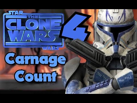 Star Wars The Clone Wars Season 4 Carnage Count