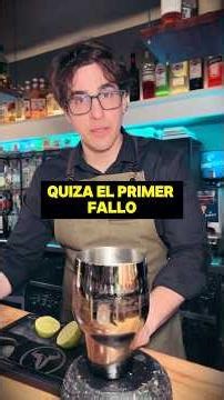 ⚠️ ¡NO SABES HACER UN DAIQUIRÍ! Si le pones lima, ron y… #shorts #bartender