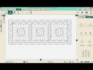 Create a Wholecloth Table Runner with Pro Stitcher Premium and Lite and your longarm quilt machine!