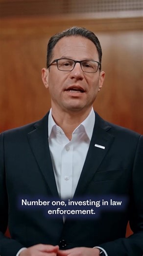 Pennsylvanians have a right to be safe AND feel safe in their communities. Violent crime is down 11%, and fatal gun violence is down 42% — because what we’re doing is working. | Office of the Governor of Pennsylvania