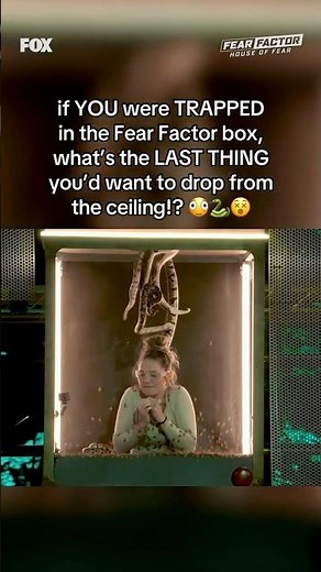 🐍💥😵 could YOU handle being locked in a box with your BIGGEST FEAR!? 😳😈 #FearFactor