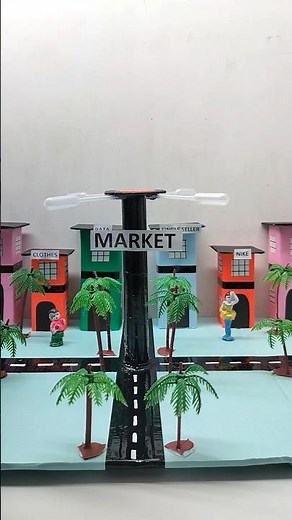 How To Make Market Model | Market Model For School Project | Market Model Kaise Banaen | Market