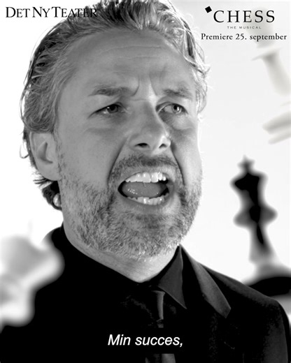 CHESS THE MUSICAL – fra 25. september ♟️ Oplev en pragtopsætning af...