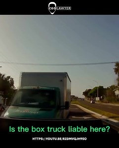 8.4K views · 19 reactions | Do you think the box truck is liable? Comment your thoughts below. For free legal tips contact CEO Lawyer ‍ | GAFollowers - Everything Georgia | Facebook