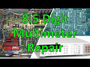 TSP #291 - Agilent 3458A 8.5-Digit Multimeter Repair, Teardown & IC Analysis (April 2024)