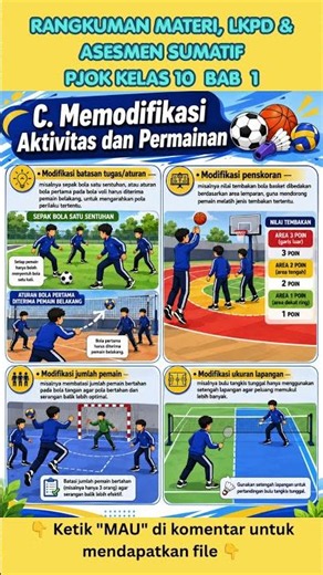 PJOK Kelas 10 BAB 1 | Menyempurnakan Keterampilan Gerak | Kurikulum Merdeka**