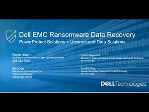 Webinar: Cyber Resiliency Through Dell EMC Data Recovery Solutions