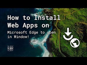 How to Install Web Apps in Microsoft Edge