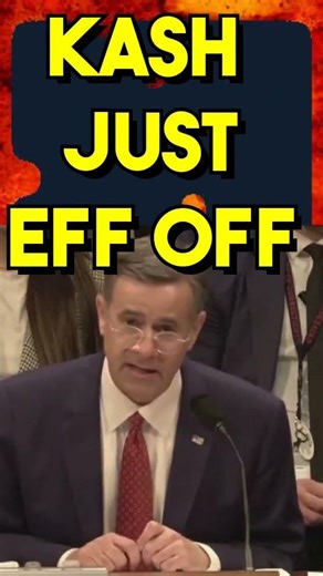 KASH PATEL SLIPPERY SLOPE HE WILL RESIGN