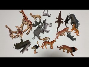 Wild Safari Animals Collection | Toy Animal Figures for Kids
