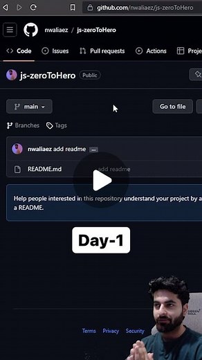 Neeraj Walia on Instagram: "DAY - 1 JS . Setting up our working environment. #coding #programming #javascript #zerotohero"