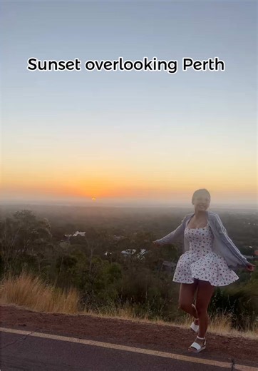 Beautiful Sunset Over Perth, Australia