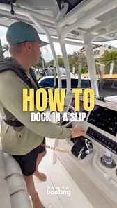 14K views · 120 reactions | How to DOCK into a SLIP If you are stressed out about docking your boat️, How To Boating will help relieve that stress so you can enjoy your time on the water, DM us for more info on private boating instruction ‍✈️ #howtoboating #howto #boating #boat #yacht #dock #docking #reverse #spin | How to boating | Facebook