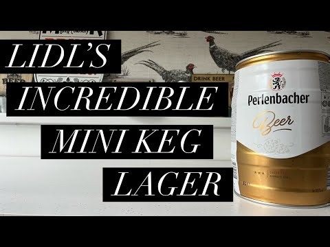 Lidl Perlenbacher Beer 5 Litre Mini Keg Review , Lidl Beer Review , Fantastic Mini Keg In Lidl