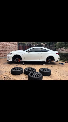 Paint Stripping Rims of a Lexus RCF