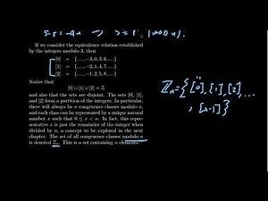Modular Arithmetic as an Equivalence Relations