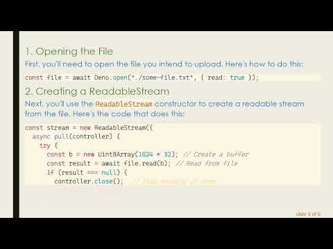 How to Post Files to Server Using Deno's Fetch API