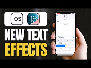 How To Use Text Effects On iPhone iOS 18