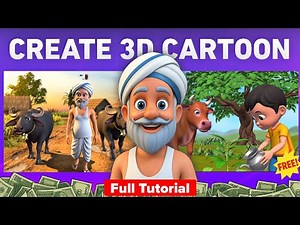 How to Create Viral 3D Cartoon Videos 🎬 for Kids 👦 using FREE AI Tools 🤖 | Step-by-Step Tutorial 🚀