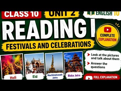 Class 10 UNIT 2 reading II complete solution