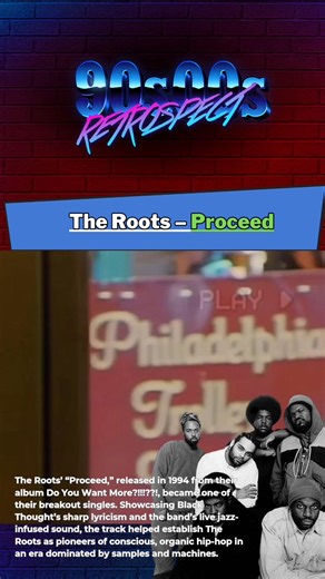 4.2K views · 77 reactions | The Roots – Proceed (1994) Live instruments, conscious bars, and pure groove. The Roots gave hip-hop a heartbeat you could feel. #TheRoots #90sRap #hiphop | Retrospect 90s 00s | Facebook