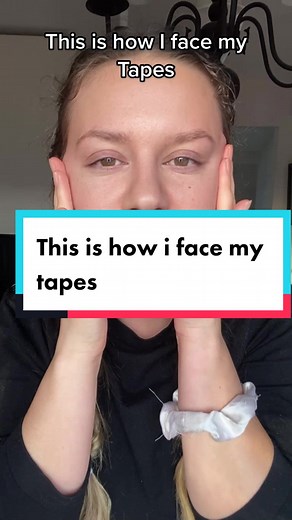 This is how i use my face tapes #facetape #powerofmakeup #facetapefacelift #facelift