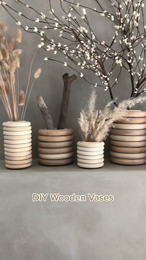 DIY Wooden Vase Decor Tutorial for Fall