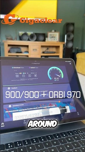 Gigaclear + Orbi 970: INSANE Wi‑Fi 7 Speed Test!