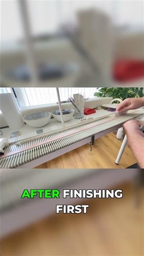 Knitting machine tips: Mastering the first tricky row!