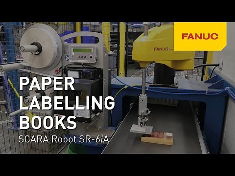 Automatic books labelling | FANUC & Vaskon | GET IT DONE. TOGETHER!