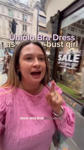 ღƪ(ˆ◡ˆ)ʃ♡ ｅｌｌｅｎ ♡ƪ(ˆ◡ˆ)ʃ on Instagram: "Trying the Uniqlo AIRism bra top dress as a size 36FF / UK 14 👀✨ Can it handle a fuller bust and be flattering? Spoiler: these are currently on sale for under £20 so I had to give it a go! Let’s see if it’s a summer win or wardrobe pass… 🌞👗 #UniqloTryOn #AIRismDress #FullerBustStyle #BraTopDress #36FFStyle #CurvyTryOn #Size14Style #FullBustApproved #UniqloHaul #Under20Finds #BustyGirlsGuide #DDPlusFashion #CurvySummerStyle #UniqloSa