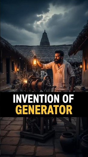 Invention of first generator 🤯